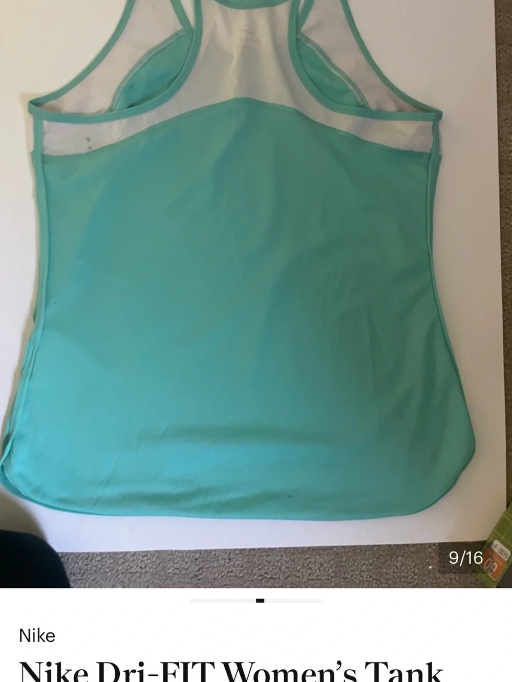 4 Nike Women's Racerback Tanks - Hot Pink, Teal, Aqua, Emerald